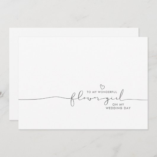 Naar mijn Bloemenmeisje Weddenschap Morning Cute M (Voorkant / Achterkant)