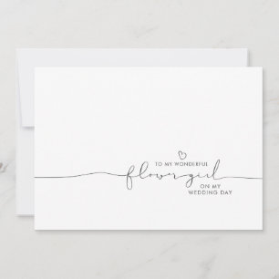 Naar mijn Bloemenmeisje Weddenschap Morning Cute M