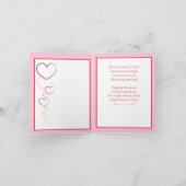 Naar mijn boek, blije VALENTIJN | Wenskaart Kaart (Binnen)