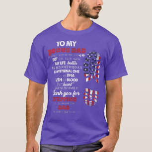 Naar mijn bonus vader van de stiefzoon Funny Fathe T-shirt