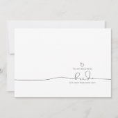 Naar mijn bride op onze huwelijksdag Cute Message (Voorkant)