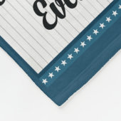 Naar mijn broer fleece deken (Hoek)