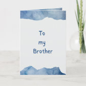 Naar mijn broer Siblings Day Kaart (Voorkant)