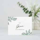 Naar mijn bruidegom trouwdag Kaart (Staand voorkant)