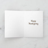 NAAR MIJN **BUURLANDEN** BIJ THANKSGIVING KAART (Binnen)