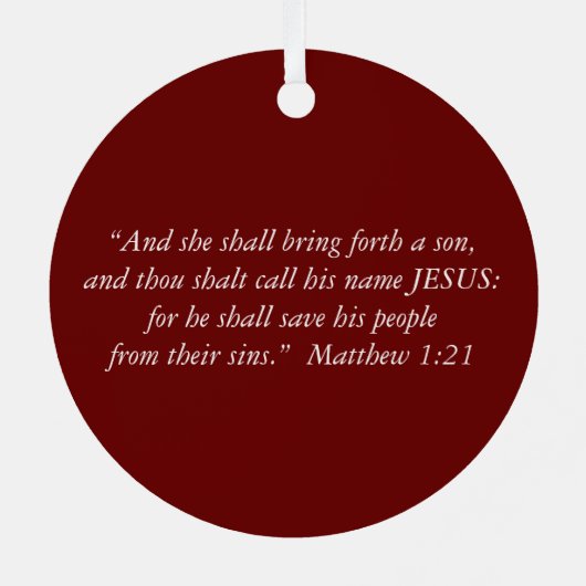 Naar mijn Chaplain Metal Ornament (Achterkant)