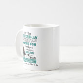 Naar mijn dierbare dochter in shirt koffiemok (Voorkant links)