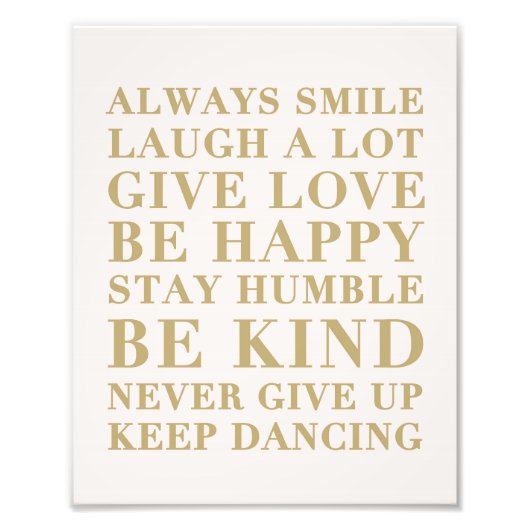 Naar mijn dochter | Art Print Foto Afdruk (Voorkant)