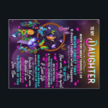Naar mijn dochter Butterflies Gift, dochter Birthd Briefkaart<br><div class="desc">Naar mijn dochter Butterflies Gift,  dochter Birthday Gift</div>