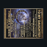 Naar mijn dochter Butterflies Gift, dochter Birthd Briefkaart<br><div class="desc">Naar mijn dochter Butterflies Gift,  dochter Birthday</div>