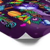 Naar mijn dochter Butterflies Gift, dochter Birthd Poster (Hoek)