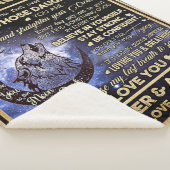 Naar mijn dochter Butterflies Gift, dochter Birthd Sherpa Deken (3/4)