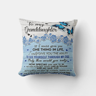 Naar mijn dochter Butterfly Gift, dochter Birthday Kussen