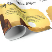 Naar mijn dochter cadeaupapier (Rol Hoek)