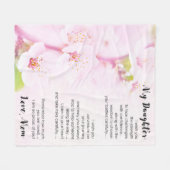 Naar mijn dochter Cft Fleece Deken (Voorkant (Horizontaal))