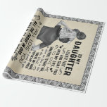 Naar mijn dochter, dochter Birthday Gift, baby Gir Cadeaupapier<br><div class="desc">Naar mijn dochter,  Daughter Birthday Gift,  Baby Girl Gift</div>