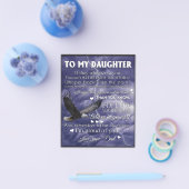 Naar mijn dochter, dochter Birthday Gift, baby Gir Flyer (Enkel)