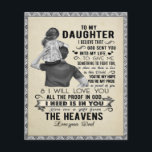 Naar mijn dochter, dochter Birthday Gift, baby Gir Flyer<br><div class="desc">Naar mijn dochter,  Daughter Birthday Gift,  Baby Girl Gift</div>