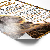 Naar mijn dochter, dochter Birthday Gift, baby Gir Foto Afdruk (Hoek)