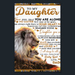 Naar mijn dochter, dochter Birthday Gift, baby Gir Foto Afdruk<br><div class="desc">Naar mijn dochter,  dochter Birthday Gift,  baby Girl</div>