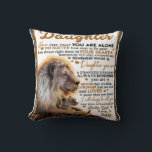 Naar mijn dochter, dochter Birthday Gift, baby Gir Kussen<br><div class="desc">Naar mijn dochter,  dochter Birthday Gift,  baby Girl</div>