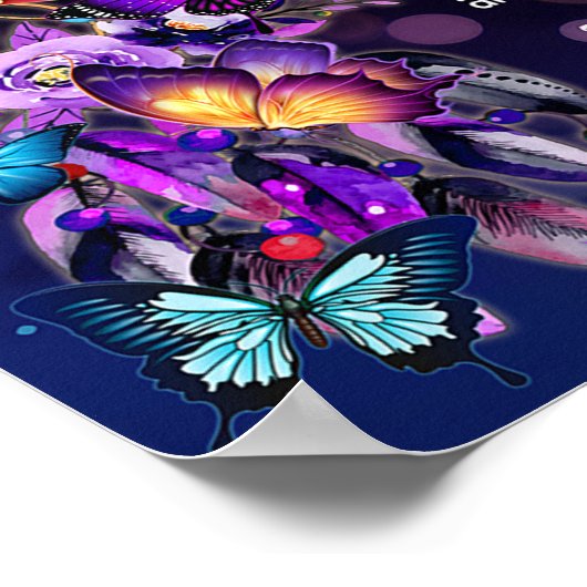 Naar mijn dochter, dochter Birthday Gift, baby Gir Poster (Hoek)