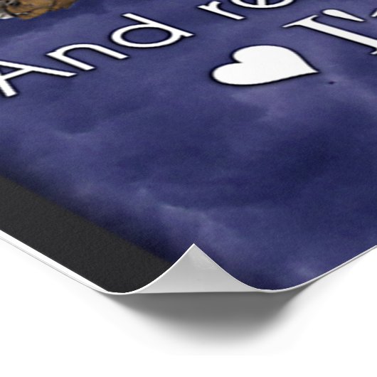 Naar mijn dochter, dochter Birthday Gift, baby Gir Poster (Hoek)