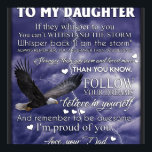 Naar mijn dochter, dochter Birthday Gift, baby Gir Poster<br><div class="desc">Naar mijn dochter,  dochter Birthday Gift,  baby Girl</div>