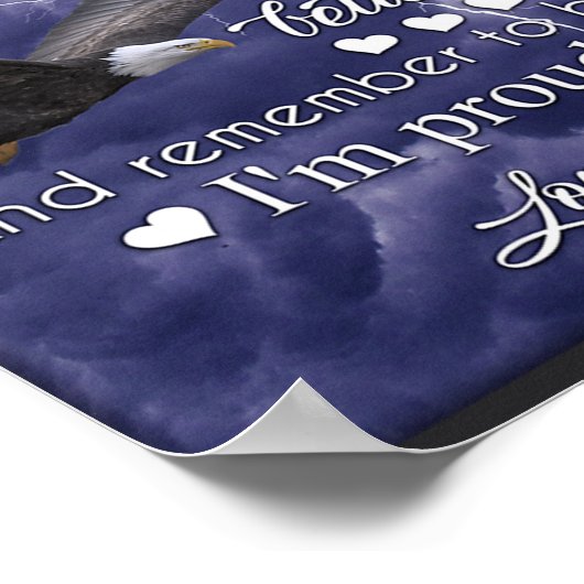 Naar mijn dochter, dochter Birthday Gift, baby Gir Poster (Hoek)