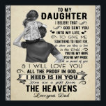 Naar mijn dochter, dochter Birthday Gift, baby Gir Poster<br><div class="desc">Naar mijn dochter,  Daughter Birthday Gift,  Baby Girl Gift</div>