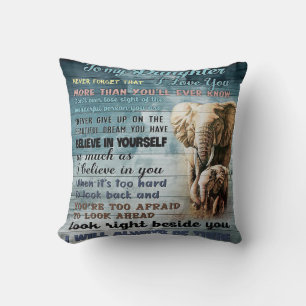 Naar mijn dochter, geschenk voor Kind, brief aan d Kussen