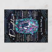 Naar mijn dochter Gift, brief aan dochter van pa Briefkaart (Voorkant)