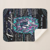 Naar mijn dochter Gift, brief aan dochter van pa Sherpa Deken (Voorkant (horizontaal))