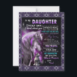 Naar mijn dochter Gift, dochter en vader, Wolf Lov Kaart<br><div class="desc">Voor mijn dochter Gift,  Daughter and Dad,  Wolf Lovers - Dit is een prachtig cadeau voor je familie,  je vriend in alle gevallen,  zoals huisopwarming,  verjaardag,  nieuw thuis - Het kan gebruikt worden voor huisdecor,  maak je huis mooier!</div>
