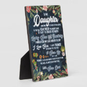 Naar mijn dochter Gift, kerstbrief aan dochter Fotoplaat (Zijkant)