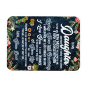 Naar mijn dochter Gift, kerstbrief aan dochter Magneet (Horizontaal)