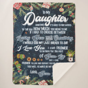 Naar mijn dochter Gift, kerstbrief aan dochter Sherpa Deken