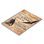 Naar mijn dochter Gift, pa en dochter, Eagle Lover Notitieboek (Linkerzijde)