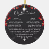 Naar mijn dochter in de wet Ornament (Voorkant)