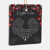 Naar mijn dochter in de wet Ornament (Rechts)