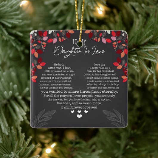 Naar mijn dochter in de wet Ornament (Boom)