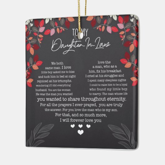 Naar mijn dochter in de wet Ornament (Links)