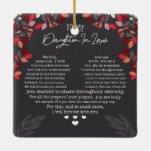 Naar mijn dochter in de wet Ornament (Achterkant)