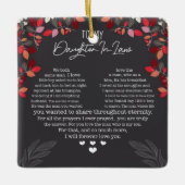 Naar mijn dochter in de wet Ornament (Voorkant)