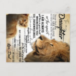 Naar mijn dochter Lion Family Gift, dochter Birthd Briefkaart<br><div class="desc">Naar mijn dochter Lion Family Gift,  dochter Birthday</div>