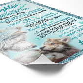 Naar mijn dochter Lion Family Gift, dochter Birthd Foto Afdruk (Hoek)