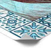 Naar mijn dochter Lion Family Gift, dochter Birthd Poster (Hoek)