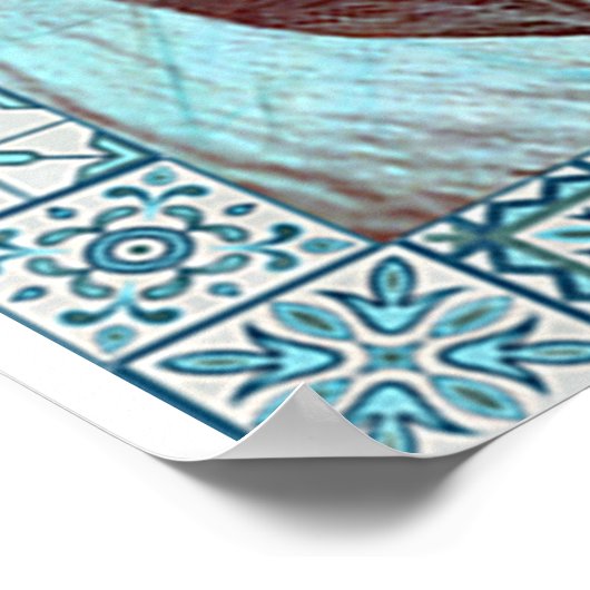 Naar mijn dochter Lion Family Gift, dochter Birthd Poster (Hoek)