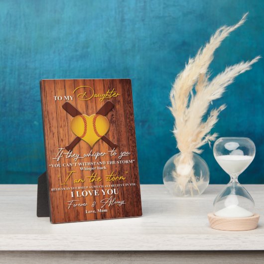 Naar mijn dochter | Naar mijn dochter sturen Fotoplaat (Zijkant)