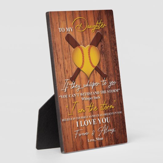 Naar mijn dochter | Naar mijn dochter sturen Fotoplaat (Zijkant)